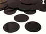 Round Confetti, Black 3/4" by the pound or packet